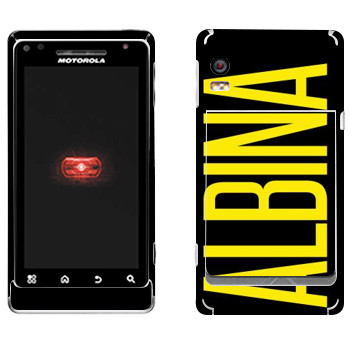   «Albina»   Motorola A956 Droid 2 Global