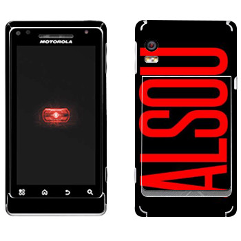  «Alsou»   Motorola A956 Droid 2 Global