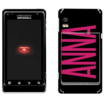   «Anna»   Motorola A956 Droid 2 Global