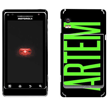   «Artem»   Motorola A956 Droid 2 Global