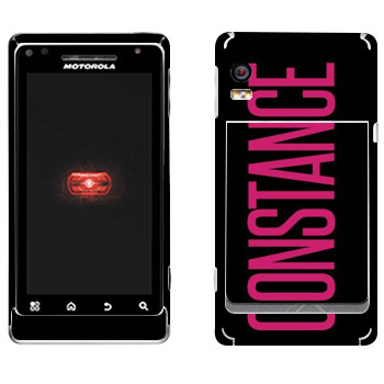   «Constance»   Motorola A956 Droid 2 Global