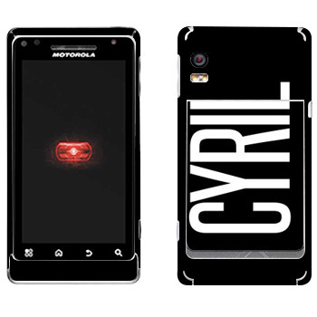   «Cyril»   Motorola A956 Droid 2 Global