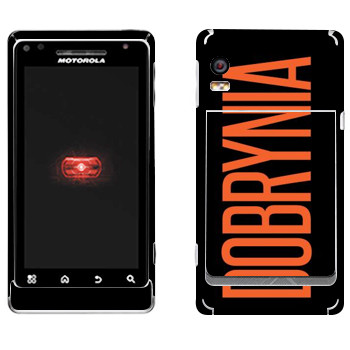   «Dobrynia»   Motorola A956 Droid 2 Global