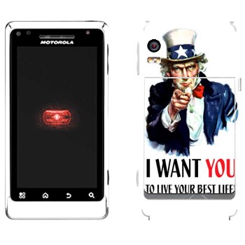   « : I want you!»   Motorola A956 Droid 2 Global