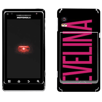   «Evelina»   Motorola A956 Droid 2 Global