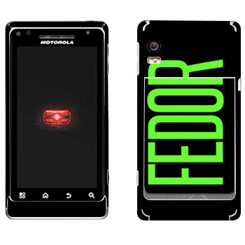   «Fedor»   Motorola A956 Droid 2 Global