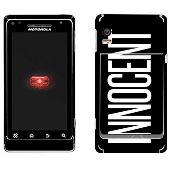   «Innocent»   Motorola A956 Droid 2 Global