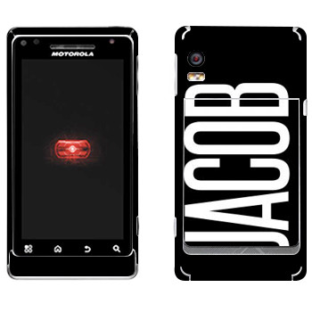   «Jacob»   Motorola A956 Droid 2 Global