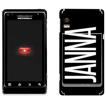   «Janna»   Motorola A956 Droid 2 Global