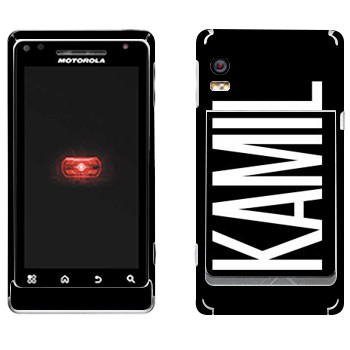   «Kamil»   Motorola A956 Droid 2 Global