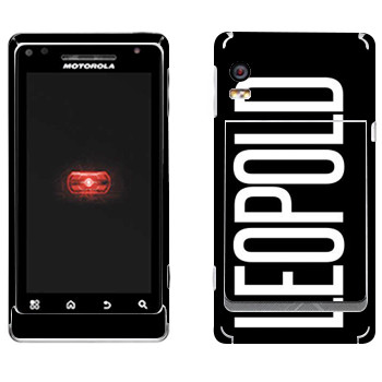   «Leopold»   Motorola A956 Droid 2 Global
