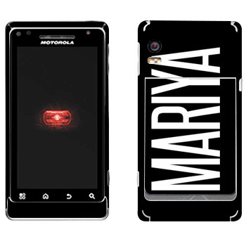   «Mariya»   Motorola A956 Droid 2 Global