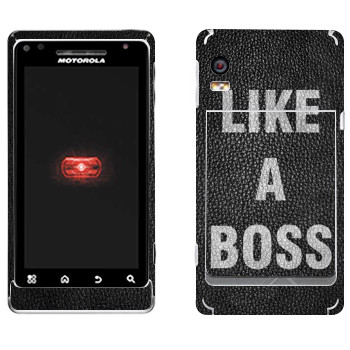   « Like A Boss»   Motorola A956 Droid 2 Global