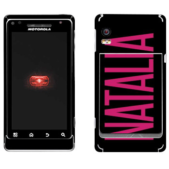   «Natalia»   Motorola A956 Droid 2 Global