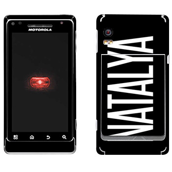   «Natalya»   Motorola A956 Droid 2 Global