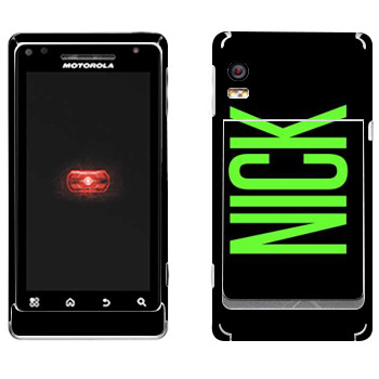   «Nick»   Motorola A956 Droid 2 Global