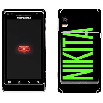   «Nikita»   Motorola A956 Droid 2 Global