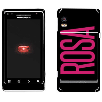   «Rosa»   Motorola A956 Droid 2 Global