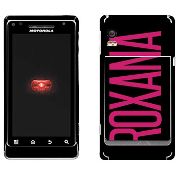   «Roxana»   Motorola A956 Droid 2 Global