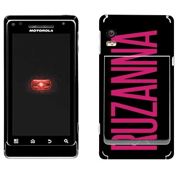  «Ruzanna»   Motorola A956 Droid 2 Global