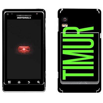   «Timur»   Motorola A956 Droid 2 Global