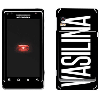   «Vasilina»   Motorola A956 Droid 2 Global