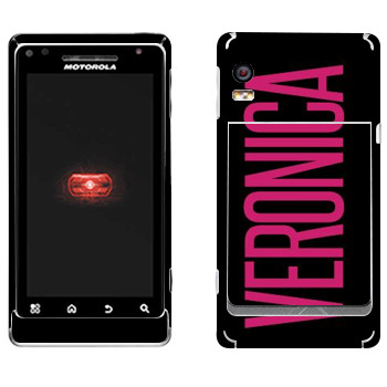   «Veronica»   Motorola A956 Droid 2 Global