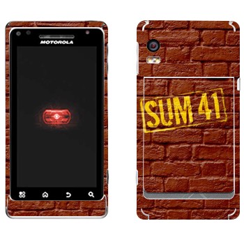   «- Sum 41»   Motorola A956 Droid 2 Global