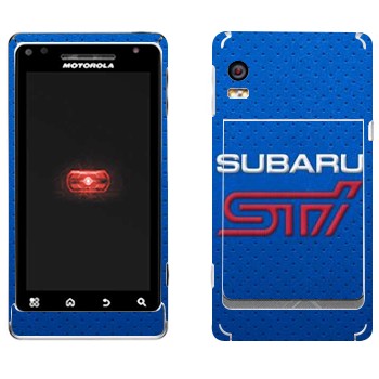   « Subaru STI»   Motorola A956 Droid 2 Global
