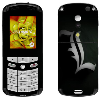   «Death Note - L»   Motorola E1, E398 Rokr