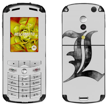   «Death Note »   Motorola E1, E398 Rokr