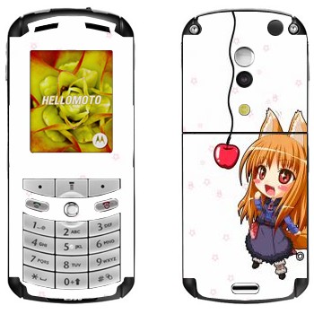  «   - Spice and wolf»   Motorola E1, E398 Rokr