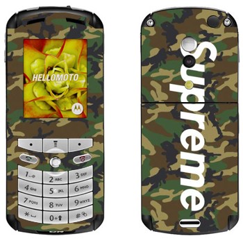   «Supreme »   Motorola E1, E398 Rokr