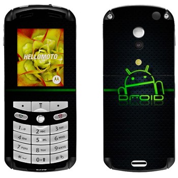   « Android»   Motorola E1, E398 Rokr