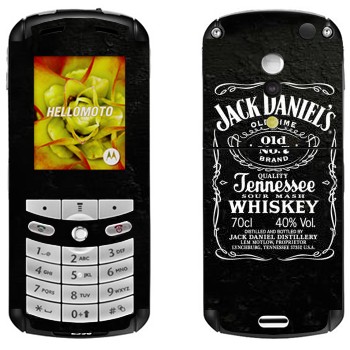   «Jack Daniels»   Motorola E1, E398 Rokr