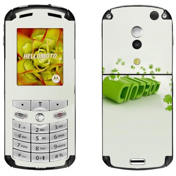   «  Android»   Motorola E1, E398 Rokr