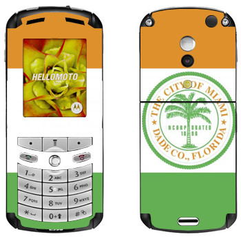   «The City of Miami»   Motorola E1, E398 Rokr