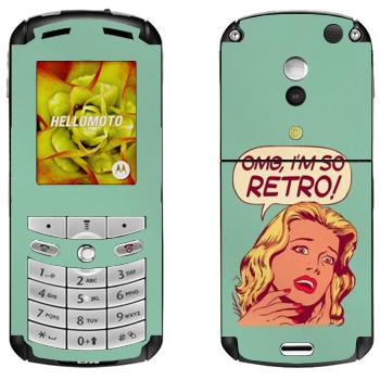   «OMG I'm So retro»   Motorola E1, E398 Rokr