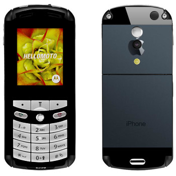   «- iPhone 5»   Motorola E1, E398 Rokr