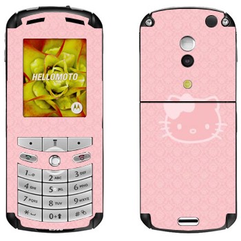   «Hello Kitty »   Motorola E1, E398 Rokr