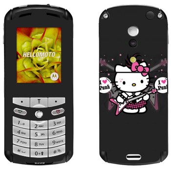   «Kitty - I love punk»   Motorola E1, E398 Rokr