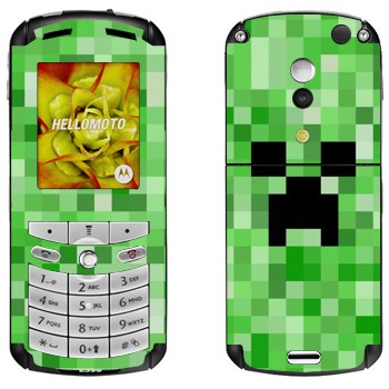   «Creeper face - Minecraft»   Motorola E1, E398 Rokr