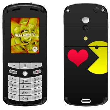   «I love Pacman»   Motorola E1, E398 Rokr