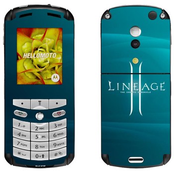   «Lineage 2 »   Motorola E1, E398 Rokr