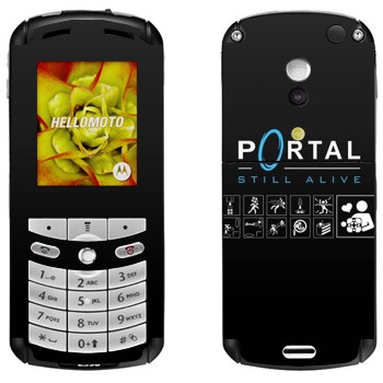   «Portal - Still Alive»   Motorola E1, E398 Rokr