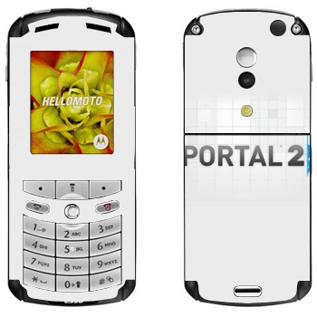   «Portal 2    »   Motorola E1, E398 Rokr