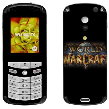   «World of Warcraft »   Motorola E1, E398 Rokr