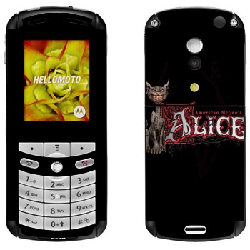   «  - American McGees Alice»   Motorola E1, E398 Rokr