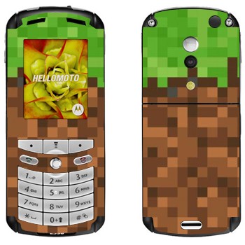   «  Minecraft»   Motorola E1, E398 Rokr
