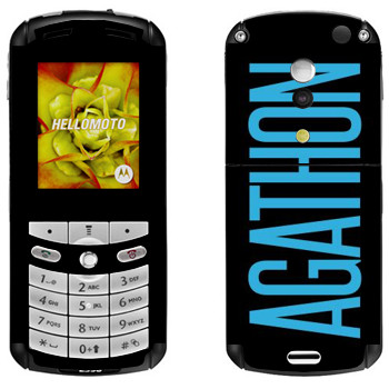   «Agathon»   Motorola E1, E398 Rokr